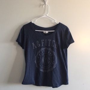 💖5/$25💖 Abercombie Navy Graphic Tee